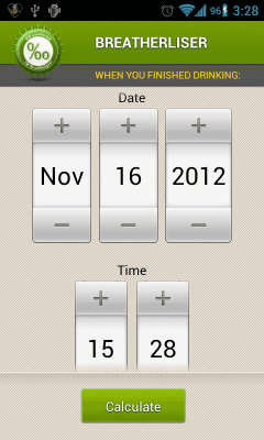 Capture d'écran de l'application L'alcootest - #6