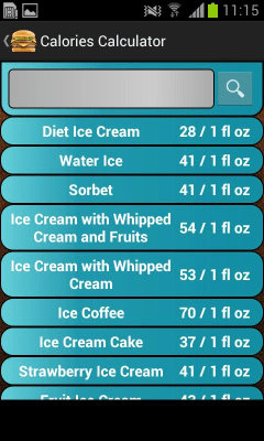 Capture d'écran de l'application Calculateur de calories gratuit - #2