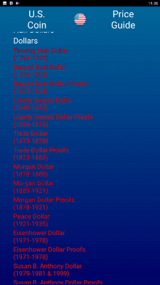 Capture d'écran de l'application US Coin Price Guide - #1