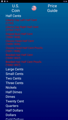 Capture d'écran de l'application US Coin Price Guide - #3