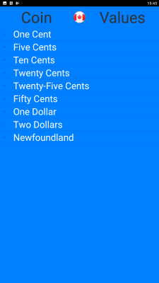 Capture d'écran de l'application Canada Coin Price Guide - #1