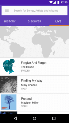 Capture d'écran de l'application TrackID : Reconnaissance de la musique - #4