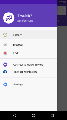 Capture d'écran de l'application TrackID : Reconnaissance de la musique - #5