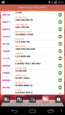Capture d'écran de l'application SAP Karaoke - #4