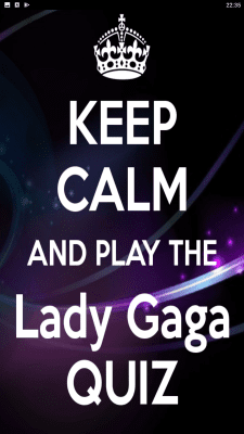 Capture d'écran de l'application ARTPOP Lady Gaga Lyrics Quiz - #1