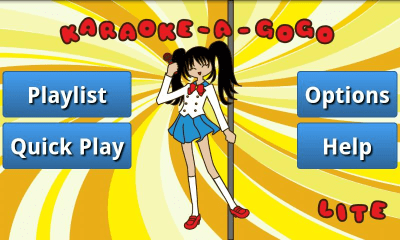 Capture d'écran de l'application Karaoke-A-GoGo Lite - #1