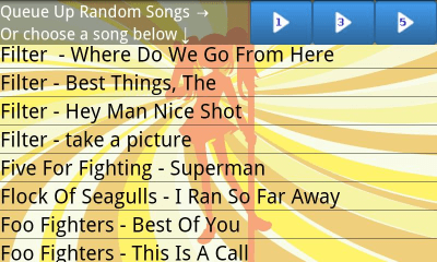 Capture d'écran de l'application Karaoke-A-GoGo Lite - #2