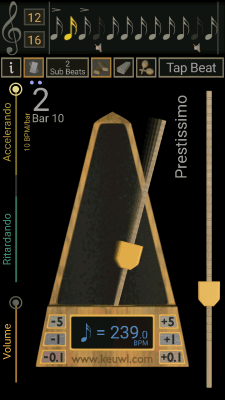 Capture d'écran de l'application Metronome - #1