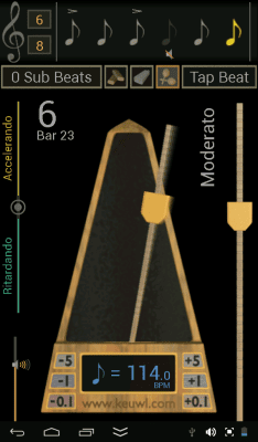 Capture d'écran de l'application Metronome - #7