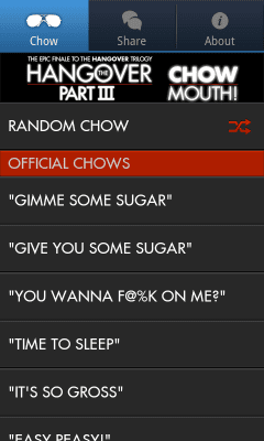 Capture d'écran de l'application The Hangover - #2