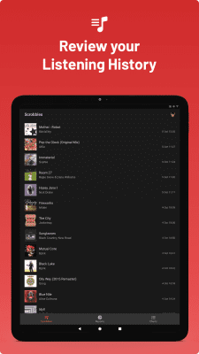 Capture d'écran de l'application Last.fm - #8