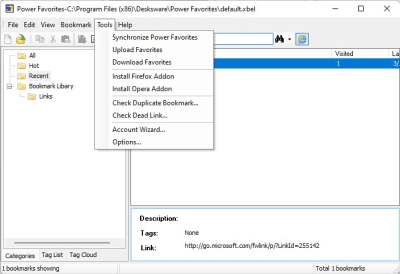 Capture d'écran de l'application Power Favorites - #4
