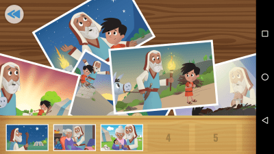 Capture d'écran de l'application La Bible pour les enfants : Histoires avec animation pour les enfants - #8