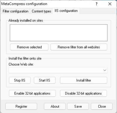 Capture d'écran de l'application MetaCompress - #3