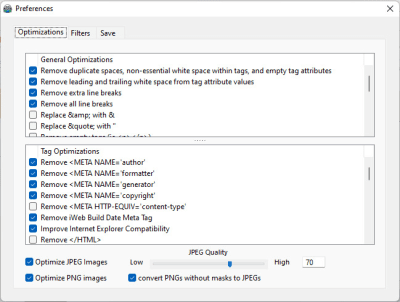 Capture d'écran de l'application WebCrusher - #3
