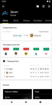 Capture d'écran de l'application FotMob - #6