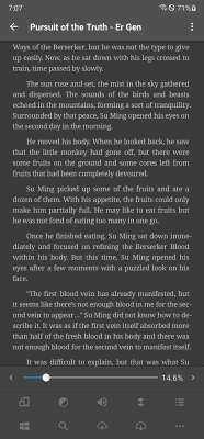 Capture d'écran de l'application Moon+ Reader - #5
