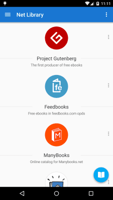 Capture d'écran de l'application Moon+ Reader - #7