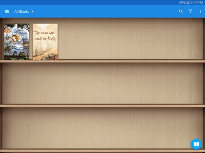 Capture d'écran de l'application Moon+ Reader - #9