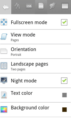 Capture d'écran de l'application Cool Reader - #6