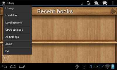 Capture d'écran de l'application EBookDroid - #9