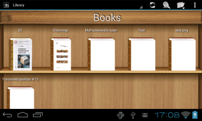 Capture d'écran de l'application EBookDroid - #10