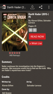Capture d'écran de l'application Marvel Comics - #4