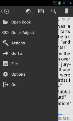 Capture d'écran de l'application AlReader - #3