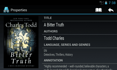 Capture d'écran de l'application AlReader - #8