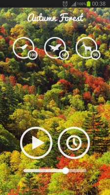 Capture d'écran de l'application Forest Sounds - #4
