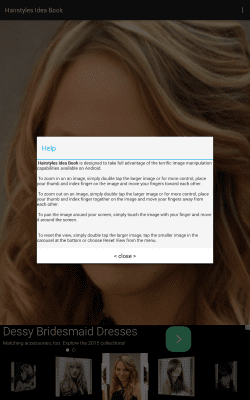 Capture d'écran de l'application Coiffures Idée de livre - #3