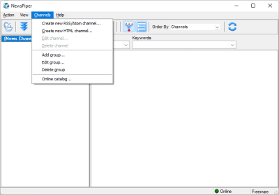 Capture d'écran de l'application NewsPiper - #3