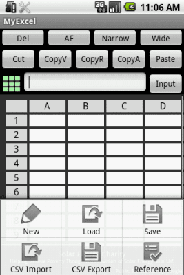 Capture d'écran de l'application My Excel - #1