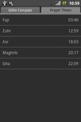 Capture d'écran de l'application Qibla Compass - #2