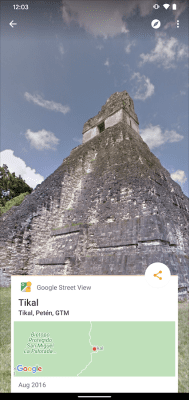 Capture d'écran de l'application Google Street View - #2