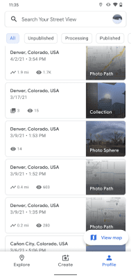 Capture d'écran de l'application Google Street View - #8
