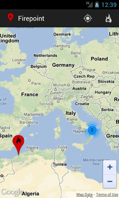 Capture d'écran de l'application Firepoint - #3