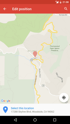 Capture d'écran de l'application Google My Maps - #5