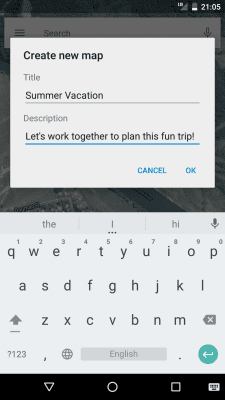 Capture d'écran de l'application Google My Maps - #6