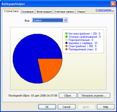 Capture d'écran de l'application AntispamSniper pour Outlook Express - #1