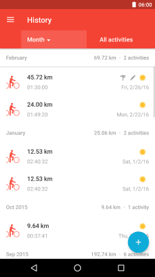 Capture d'écran de l'application Runtastic Road Bike GPS - #2