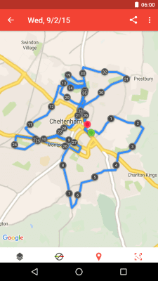 Capture d'écran de l'application Runtastic Road Bike GPS - #5