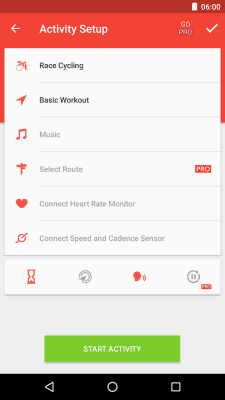 Capture d'écran de l'application Runtastic Road Bike GPS - #6