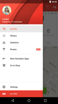Capture d'écran de l'application Runtastic Road Bike GPS - #8