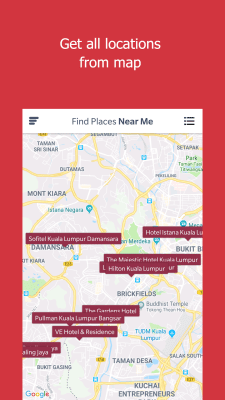 Capture d'écran de l'application Trouver un endroit à proximité - #3