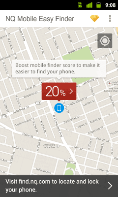 Capture d'écran de l'application NQ Mobile Easy Finder - #1