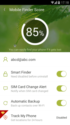 Capture d'écran de l'application NQ Mobile Easy Finder - #2