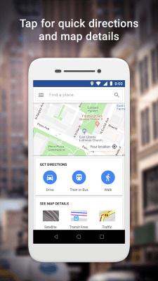 Capture d'écran de l'application Google Maps Go - #1