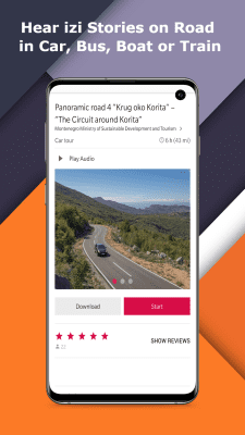 Capture d'écran de l'application iziTRAVEL audioguide de voyage - #6