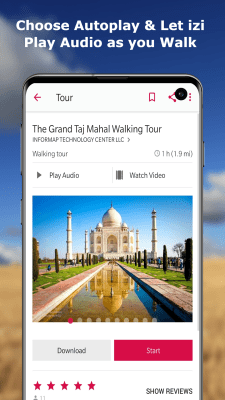 Capture d'écran de l'application iziTRAVEL audioguide de voyage - #7
